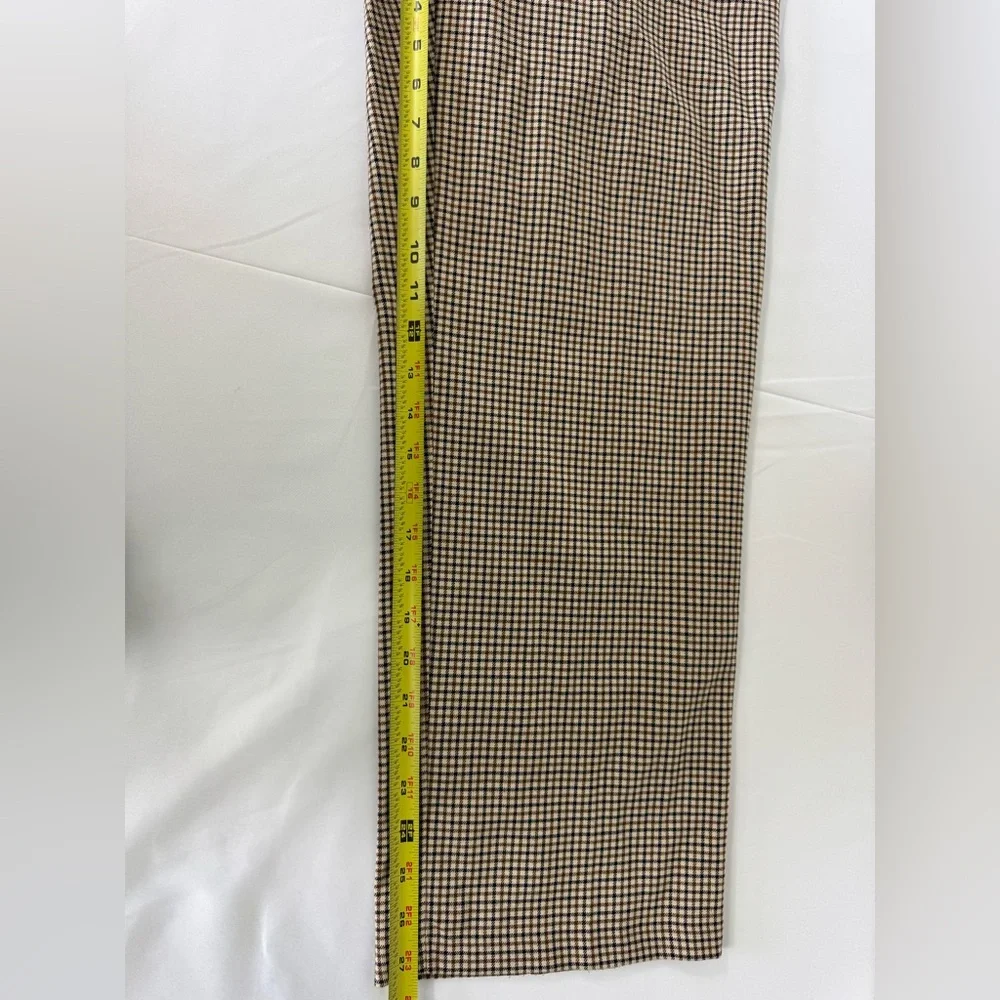 Oak + Fort Pants‎ Size M Elastic Waist Textured Stretch Pockets Comfort Relaxed - Picture 7 of 8